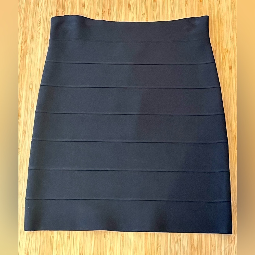 BCBG “Simone” Bandage Skirt black